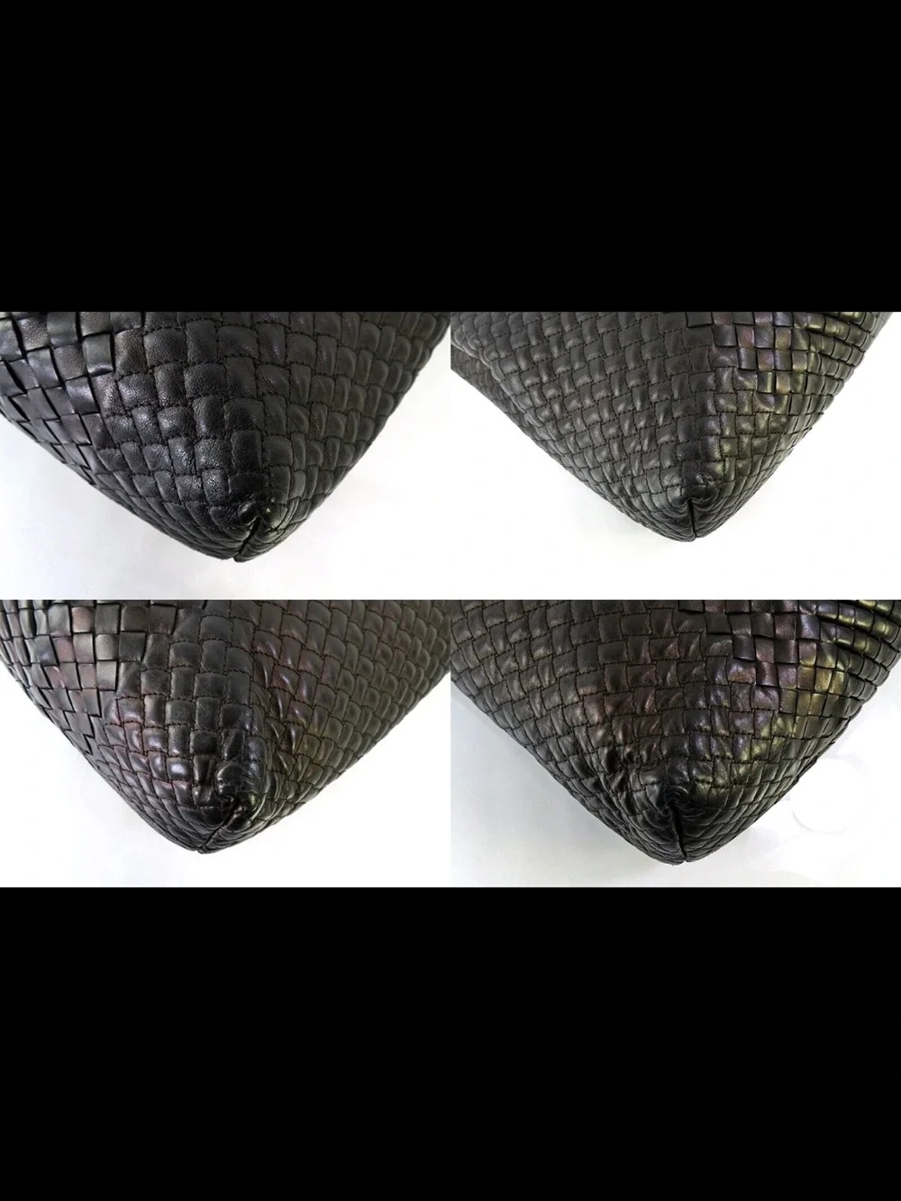 Bottega Veneta Dark Brown Intrecciato Leather Briefcase